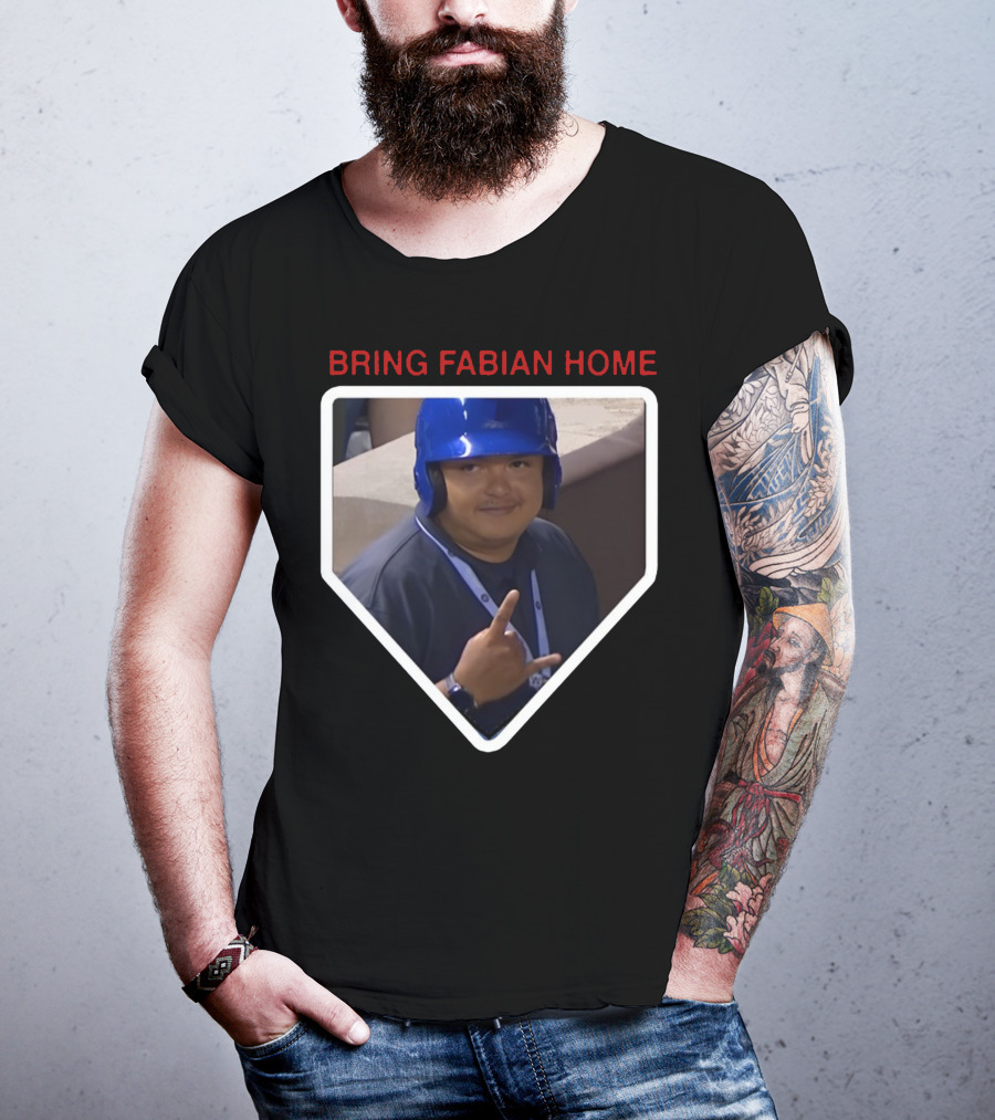 Bring Fabian Home Baseball Fan Moment T-Shirt