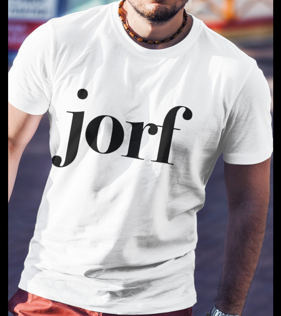 Jury Duty Jorf Text Black T-Shirt