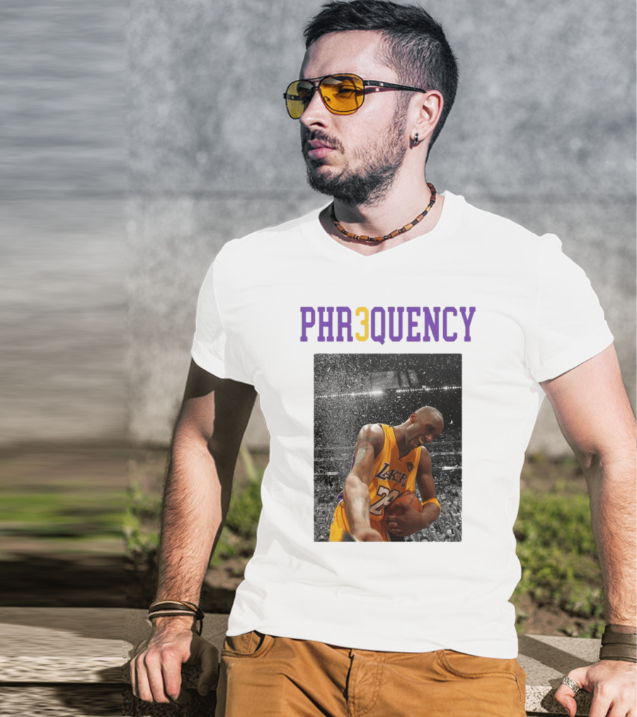PHR3QUENCY Lakers 24 Basketball T-Shirt