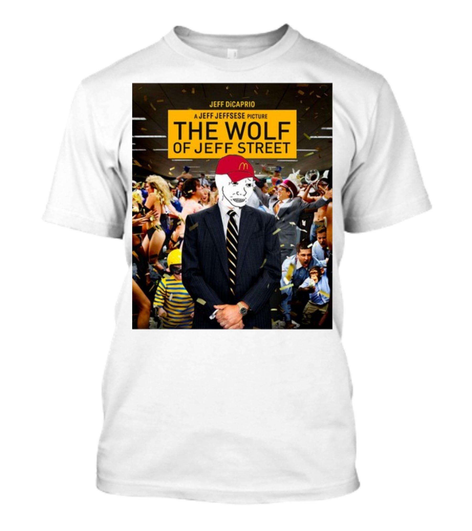 Jeff Dicaprio Jeff Jeffsese The Wolf Of Jeff Street T-Shirt