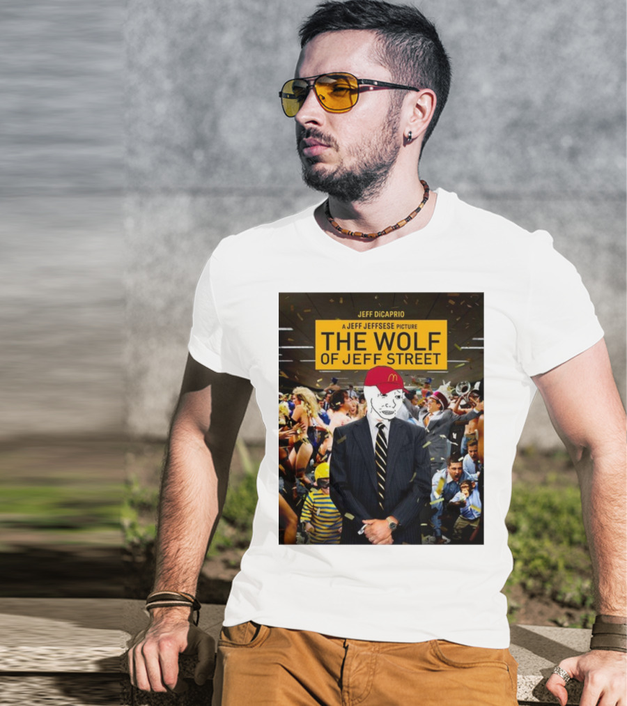 Jeff Dicaprio Jeff Jeffsese The Wolf Of Jeff Street T-Shirt