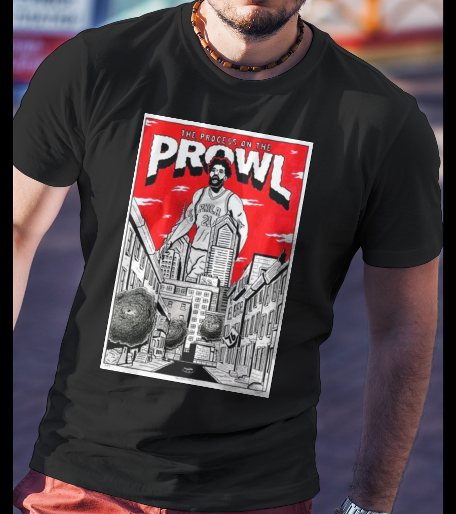The Process On The Prowl Philadelphia 76ers Basketball Legend T-Shirt