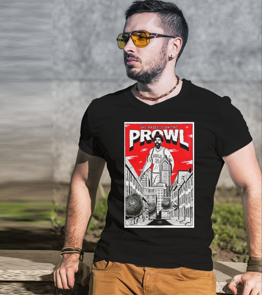 The Process On The Prowl Philadelphia 76ers Basketball Legend T-Shirt
