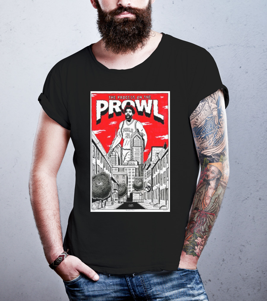 The Process On The Prowl Philadelphia 76ers Basketball Legend T-Shirt