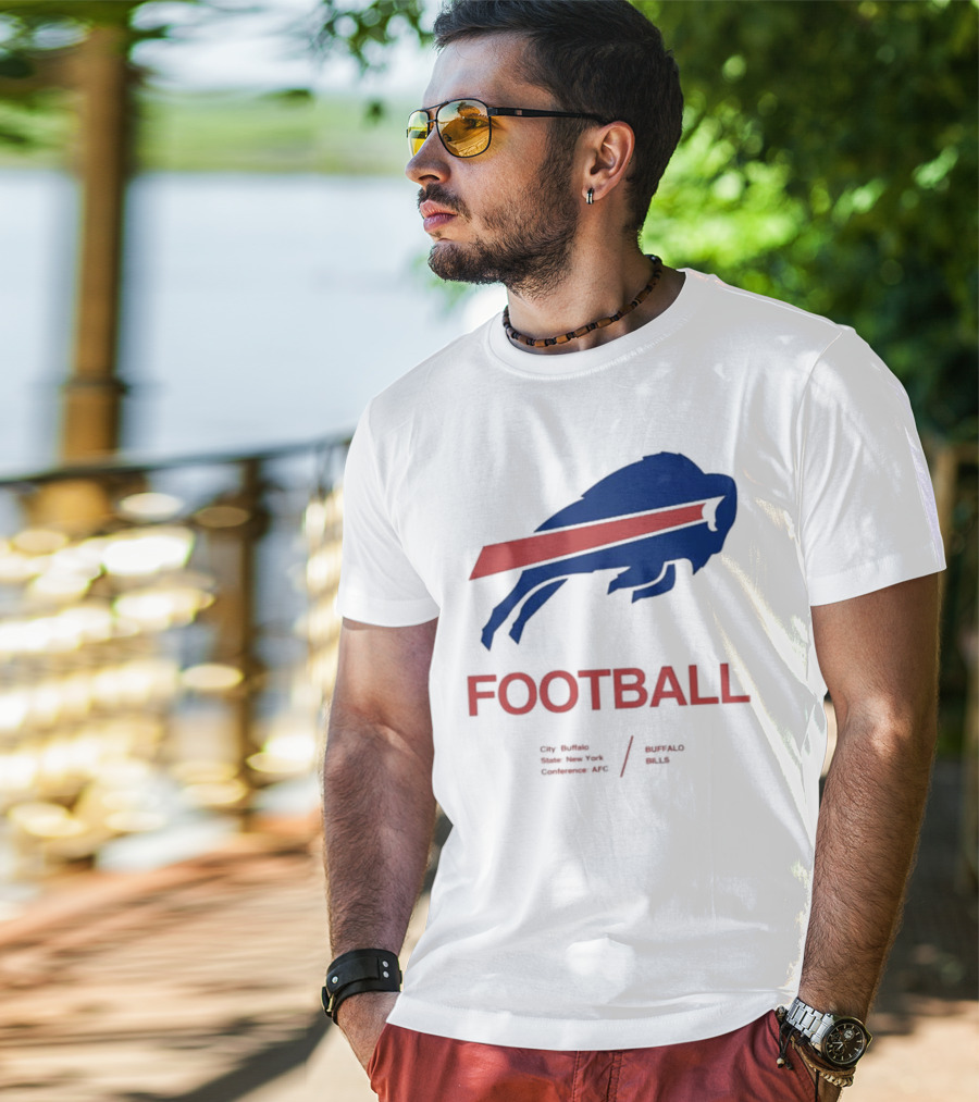 Buffalo Bills Football City Buffalo State New York Conference AFC T-Shirt
