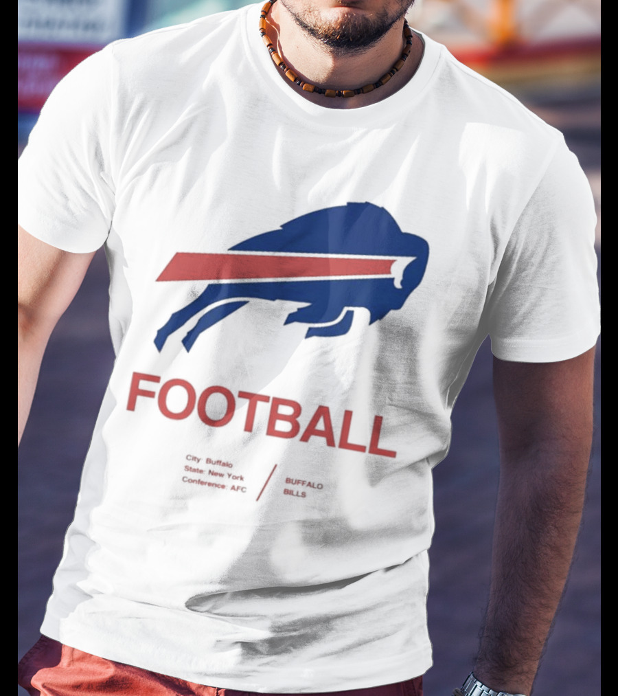Buffalo Bills Football City Buffalo State New York Conference AFC T-Shirt