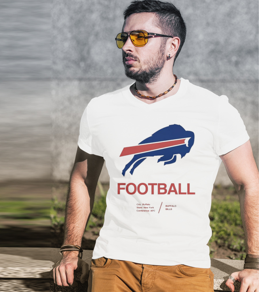 Buffalo Bills Football City Buffalo State New York Conference AFC T-Shirt