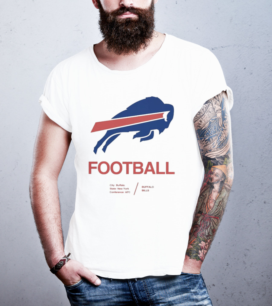 Buffalo Bills Football City Buffalo State New York Conference AFC T-Shirt