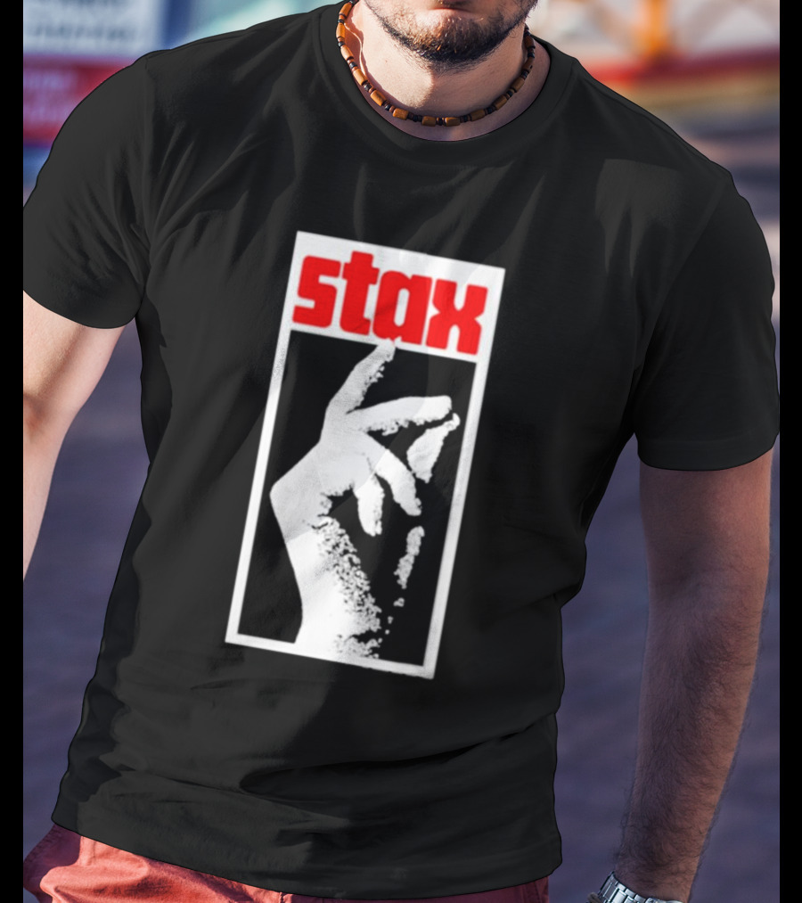 Stax Records Merch Classic Stax Snap Logo Hand T-Shirt