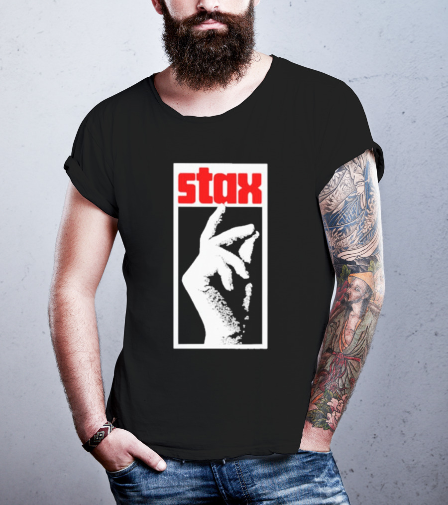 Stax Records Merch Classic Stax Snap Logo Hand T-Shirt
