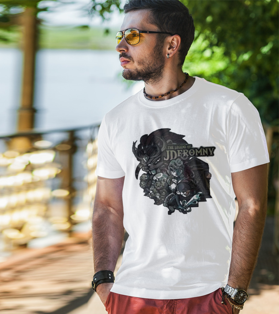 The Legend Of Jdromny Dark Adventure Characters T-Shirt