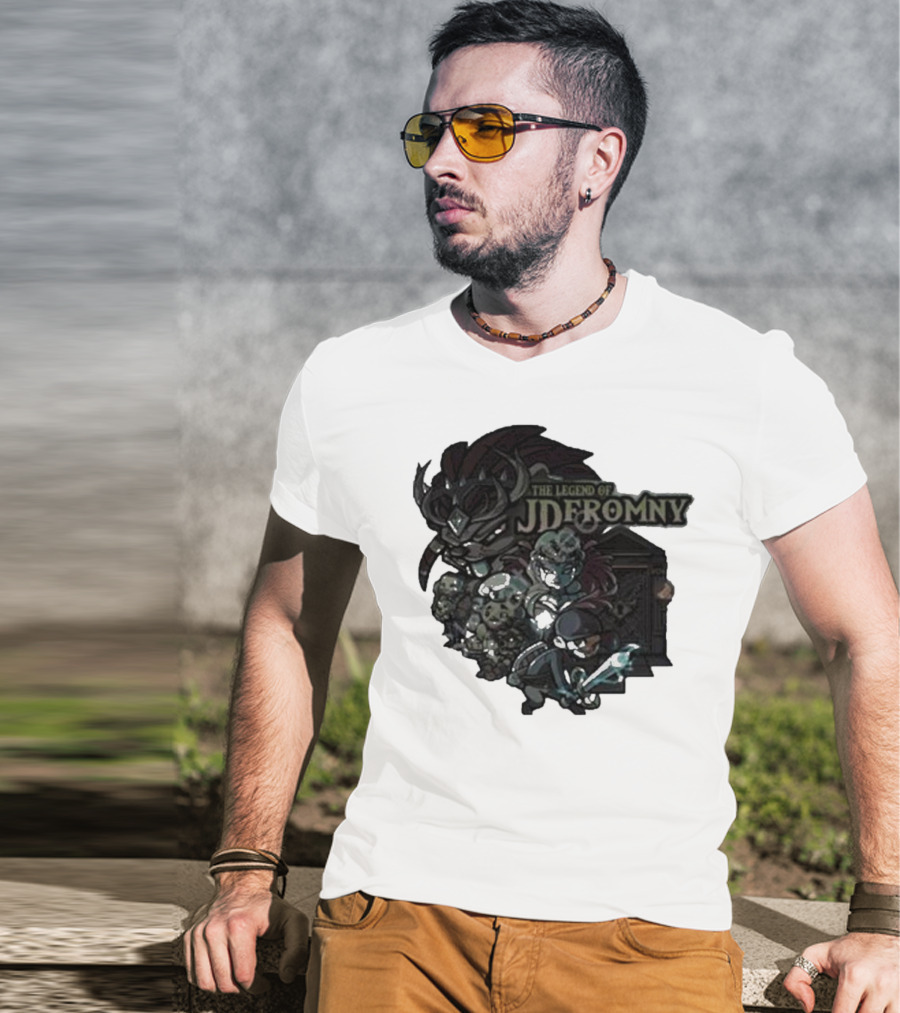 The Legend Of Jdromny Dark Adventure Characters T-Shirt