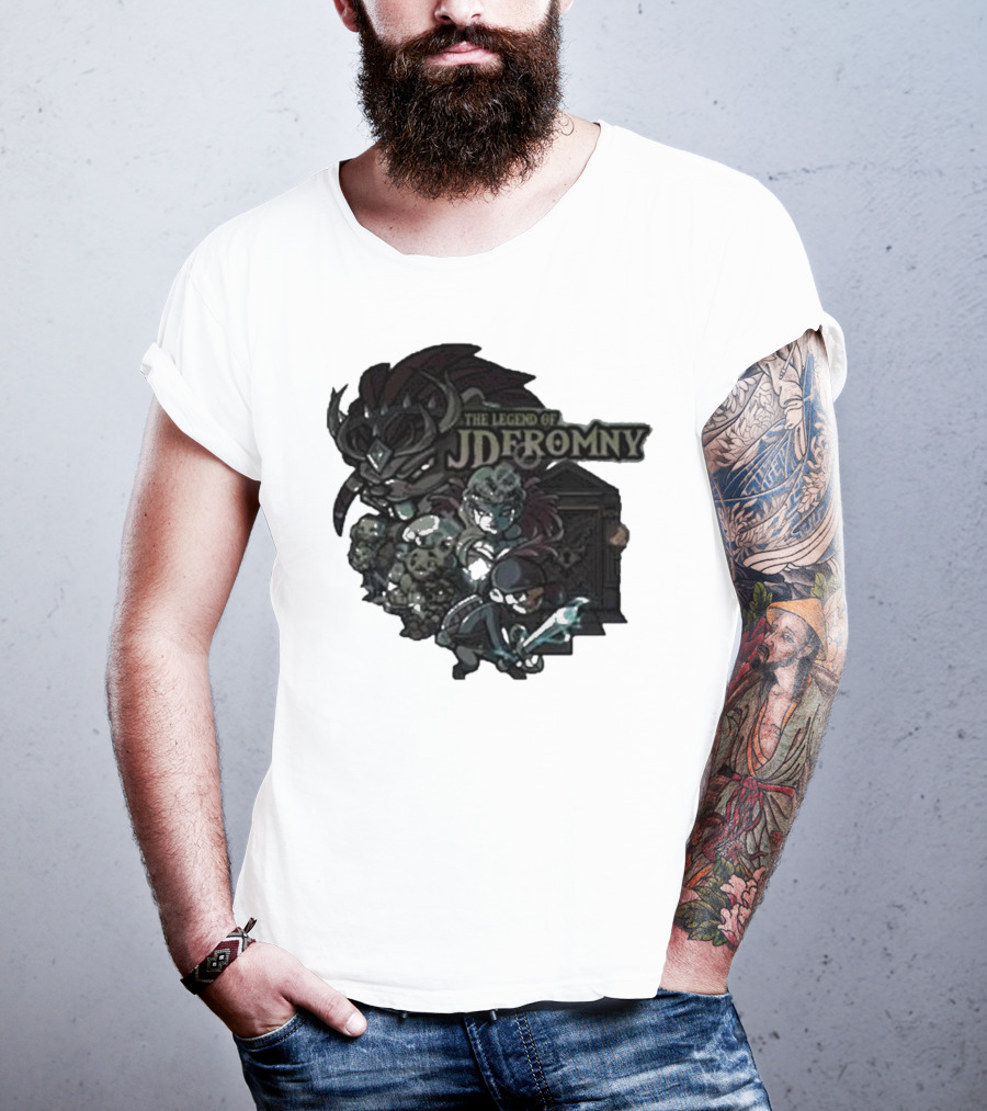 The Legend Of Jdromny Dark Adventure Characters T-Shirt