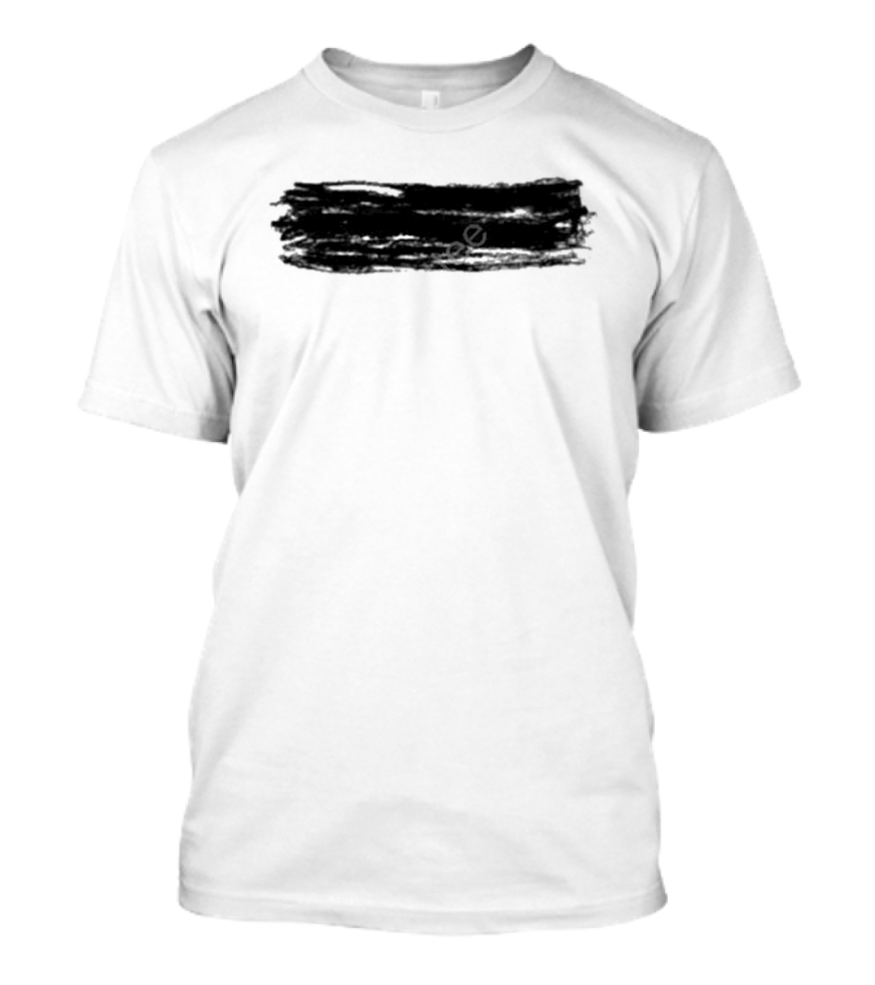 Teddysphotos Yellow Subtract Black Brushstroke Iconic T-Shirt