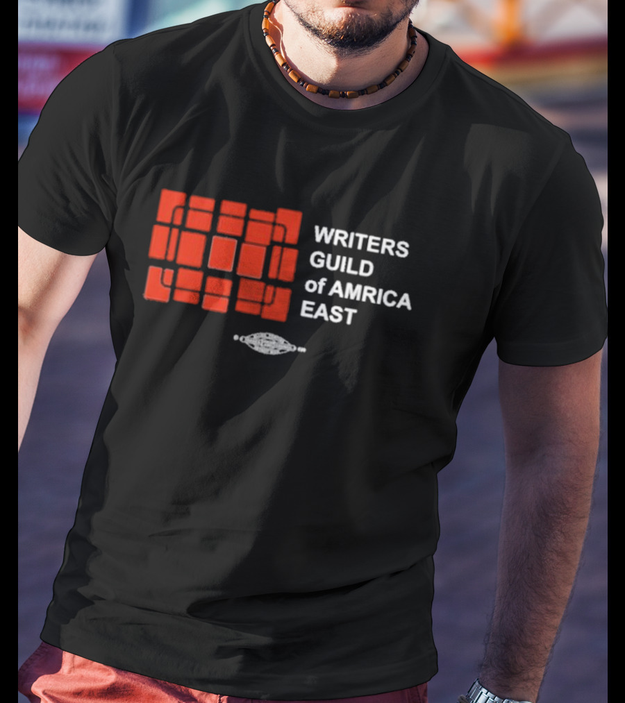 Writers Guild Of America East Red Square T-Shirt