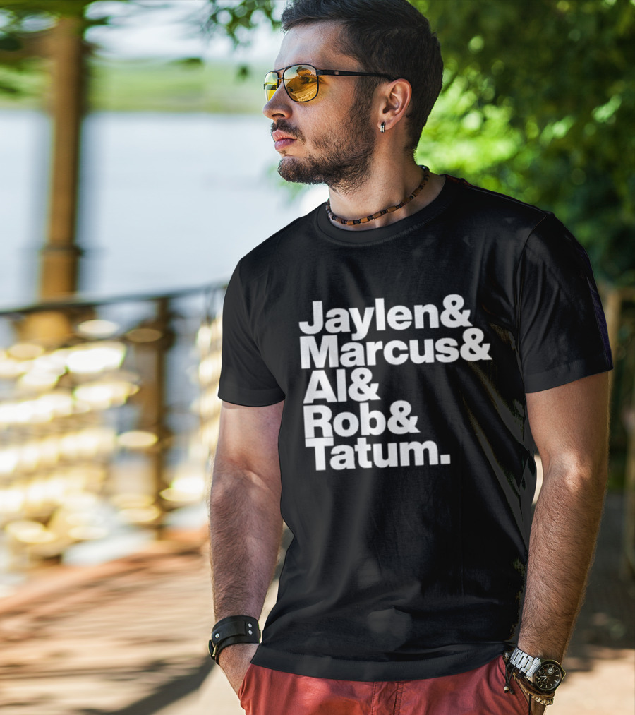 Jaylen Marcus Al Rob Tatum Boston Basketball Team Players T-Shirt