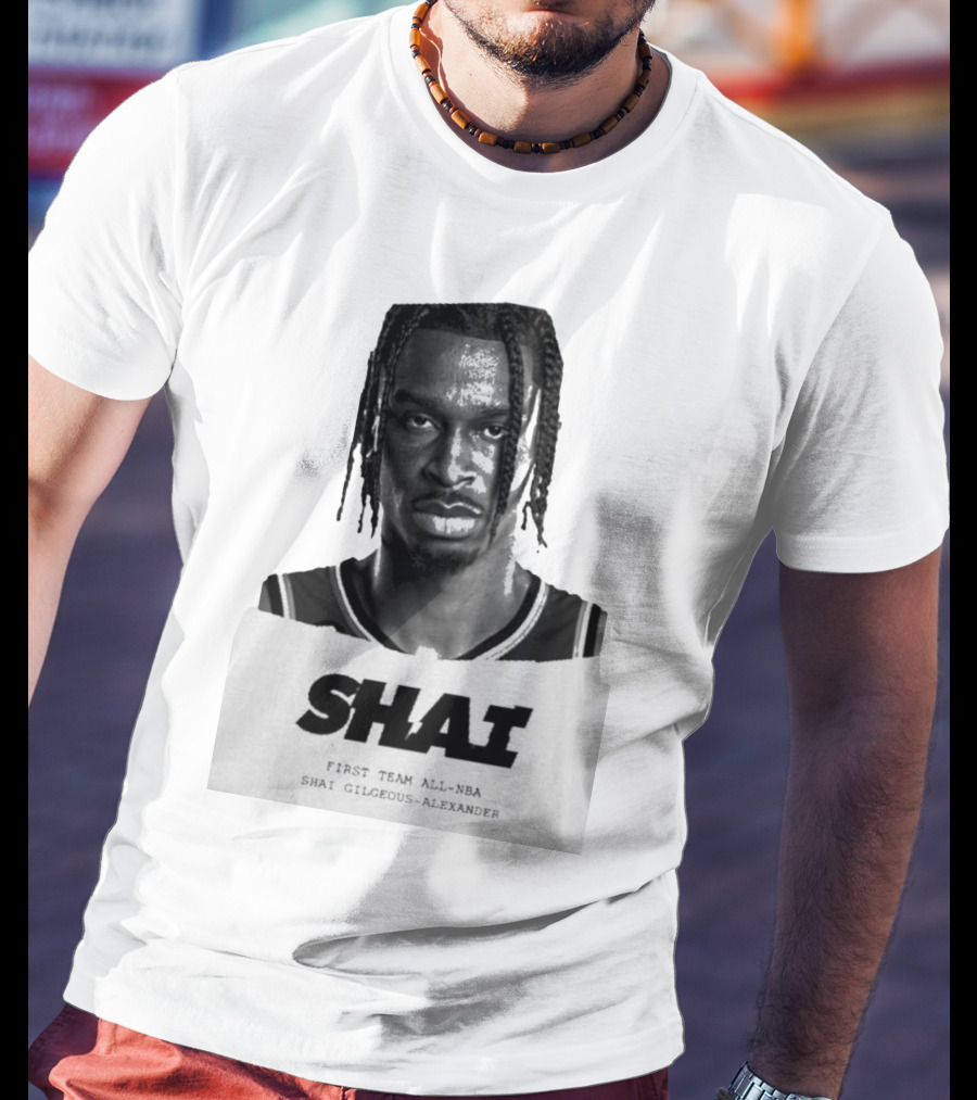Sportscenter Shai First Team All-NBA Shai Gilgeous-Alexander T-Shirt