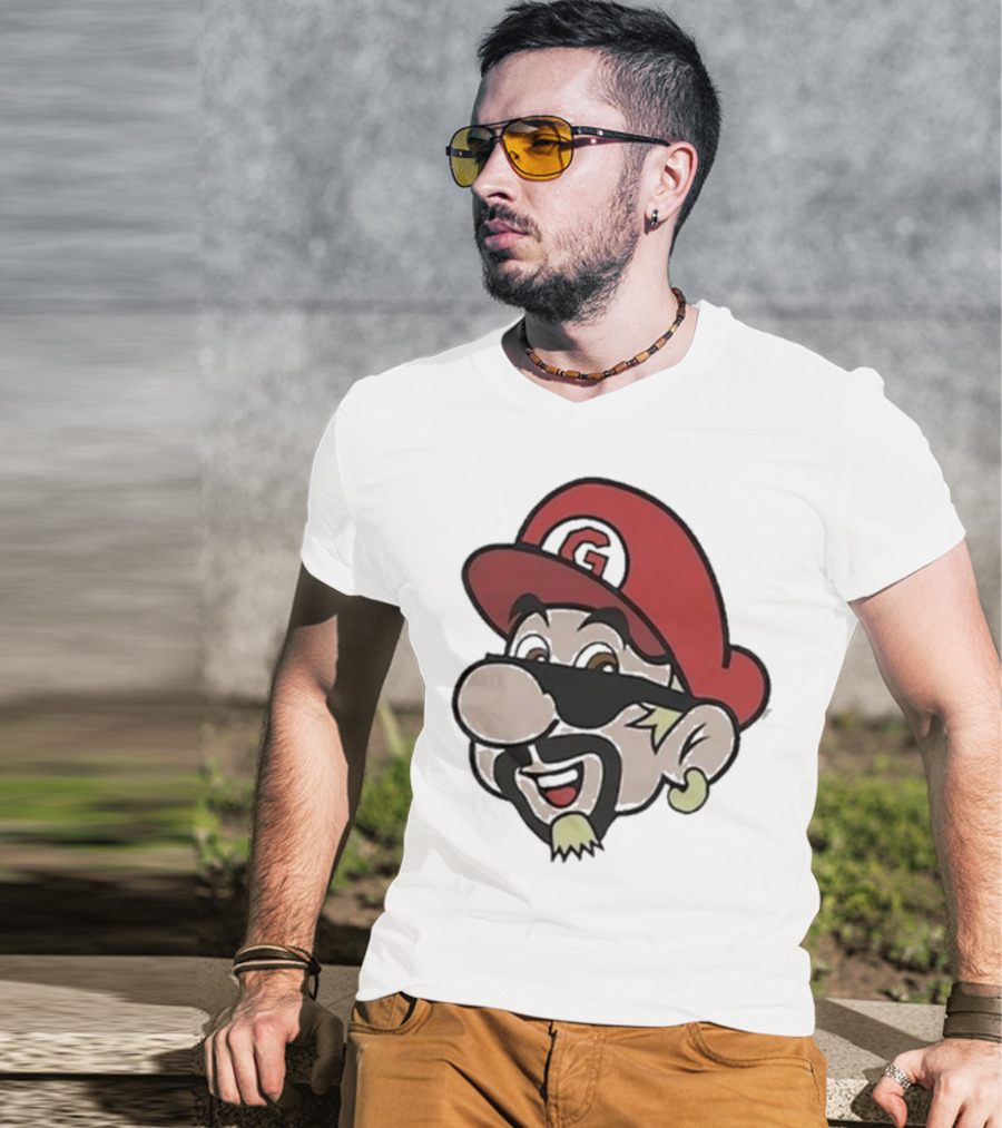 Super Fierio G Mustache Cap T-Shirt