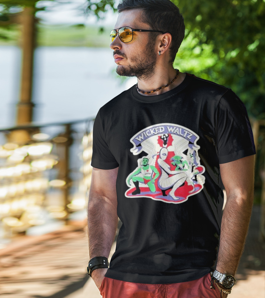 Wicked Waltz Lewberger Monster Characters On Red Carpet T-Shirt