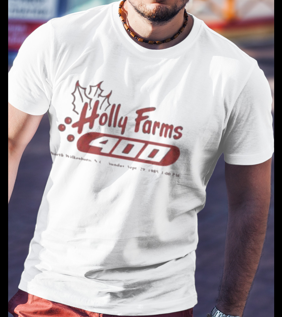 Dale Earnhardt Jr. Holly Farms 400 North Wilkesboro Speedway Sept 29 1985 1:00 PM T-Shirt