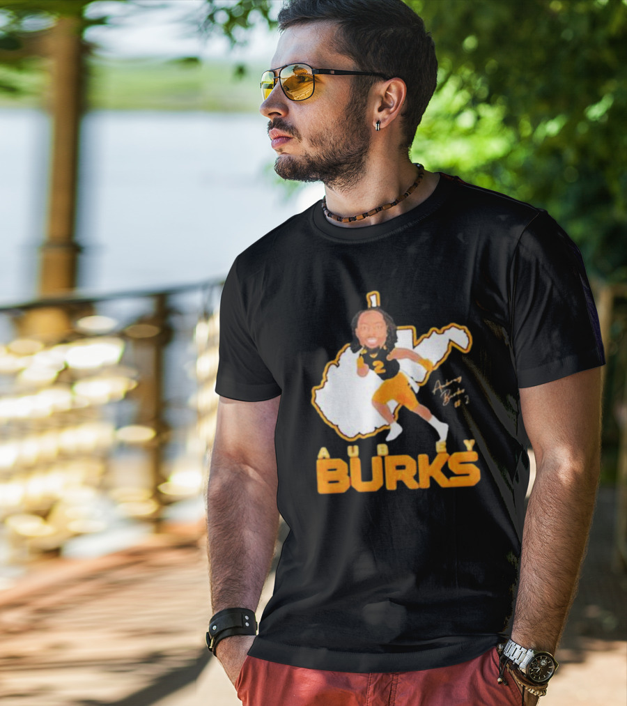 Aubrey Burks Fan 1 Football Player Art #2 T-Shirt