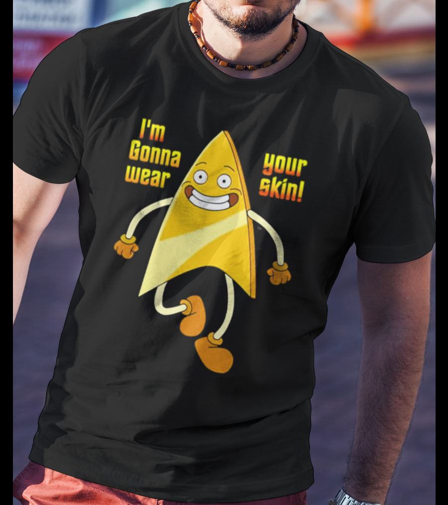 I'm Gonna Wear Your Skin Bravest Warriors Badgey T-Shirt
