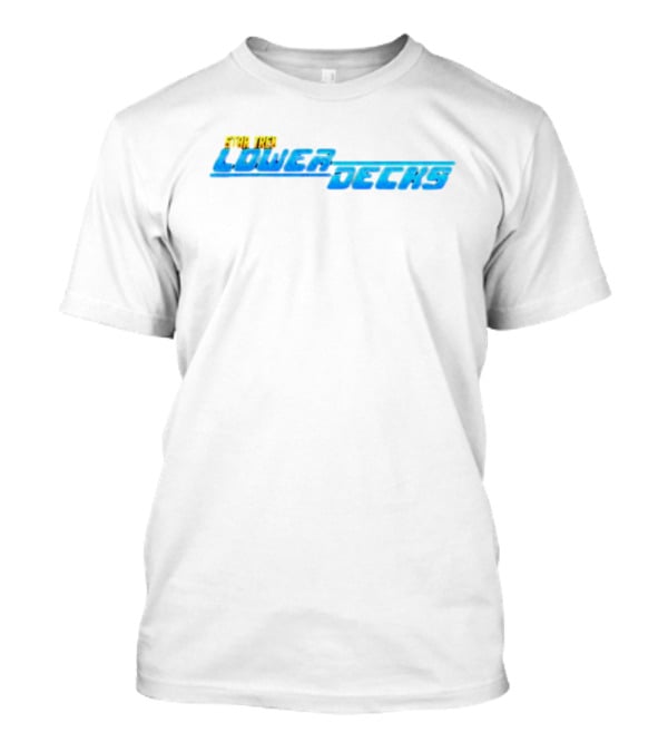 Star Trek Lower Decks Blue Vintage T-Shirt