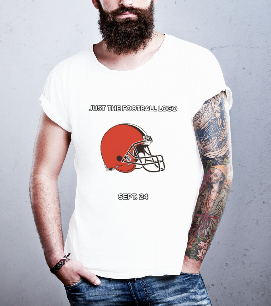 Cleveland Browns Just The Football Sept 24 T-Shirt