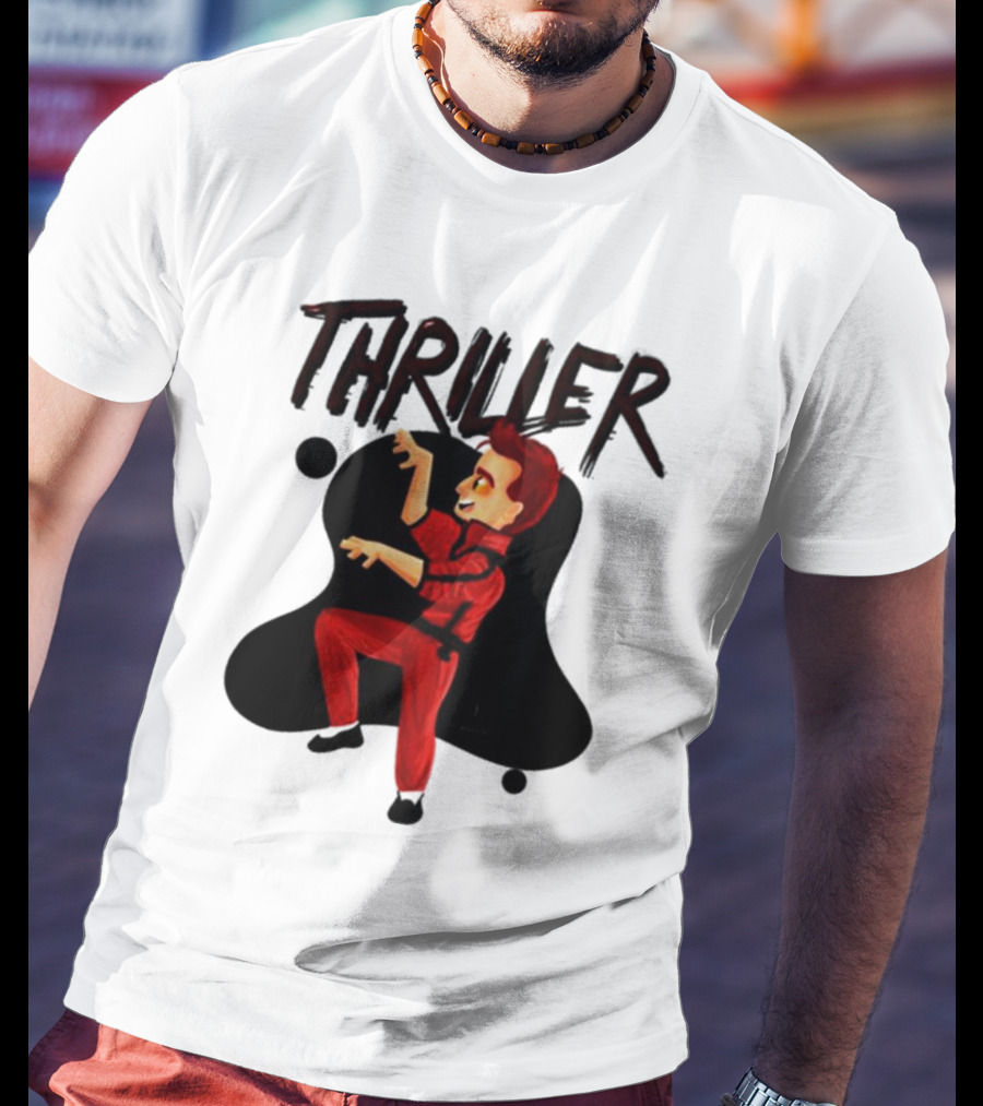 Crowley Thriller Cartoon Dance Good Omens T-Shirt