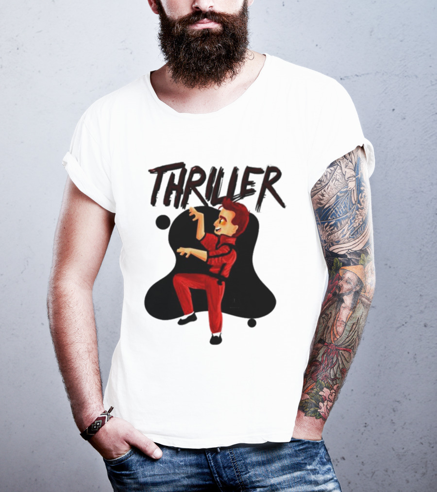 Crowley Thriller Cartoon Dance Good Omens T-Shirt