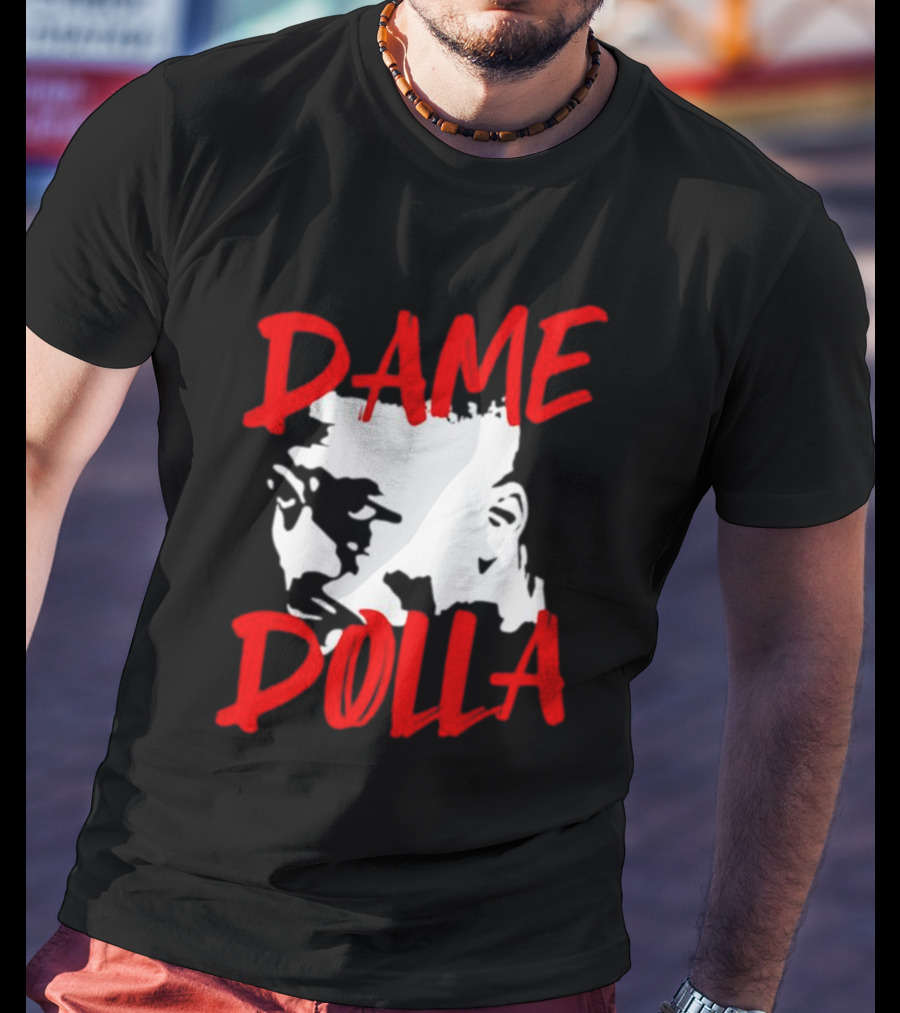 Dame Dolla Face Portrait Star Blazers T-Shirt