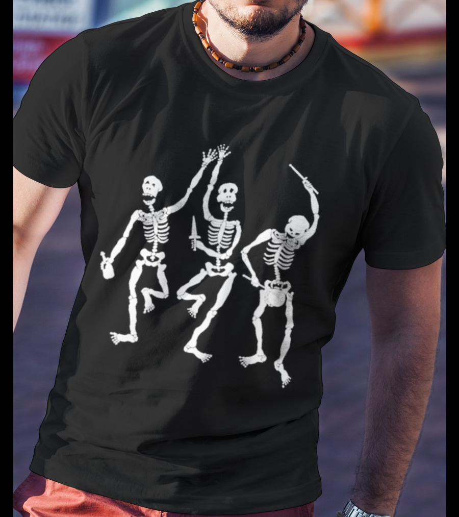 Drugged Skeletons Dancing Party T-Shirt