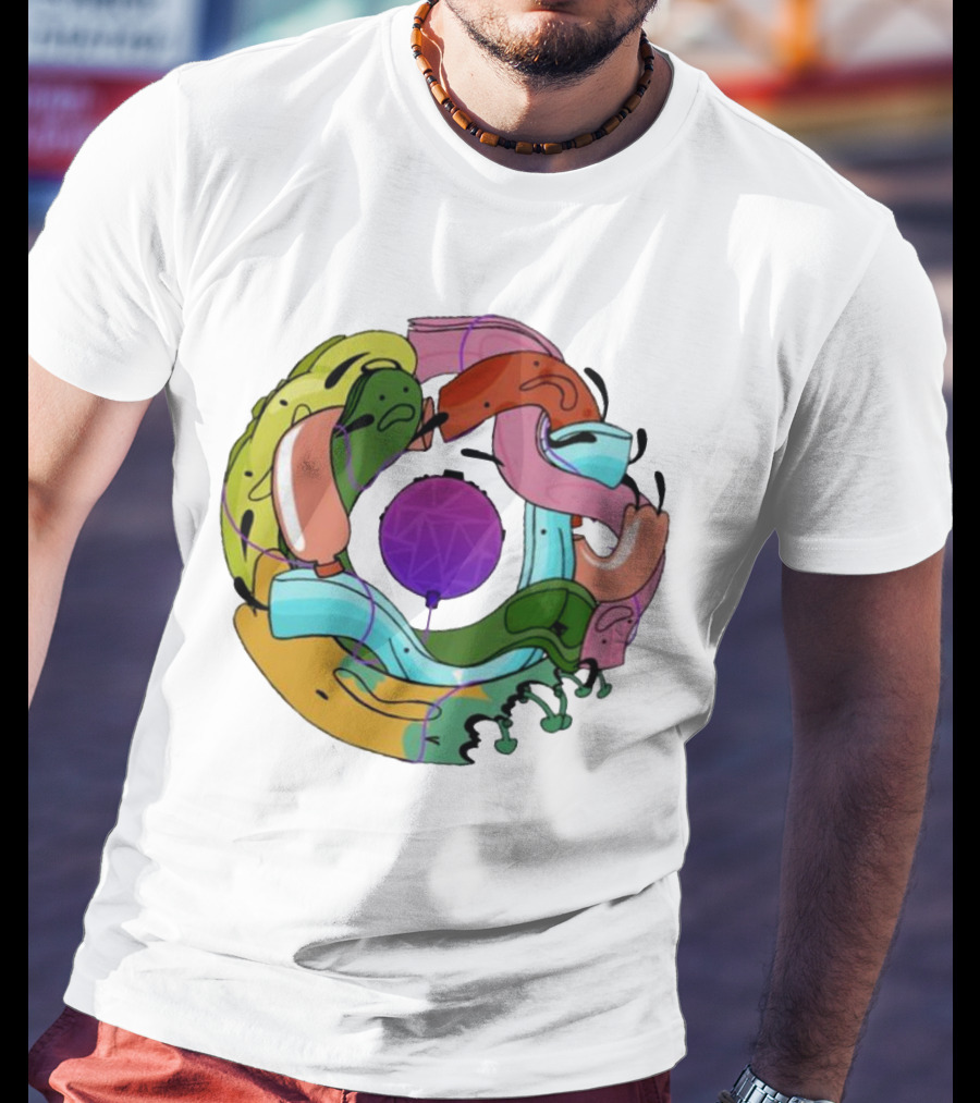 Ian's Yapinians Colorful Ring T-Shirt