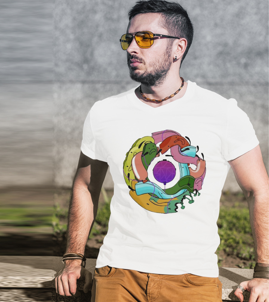 Ian's Yapinians Colorful Ring T-Shirt