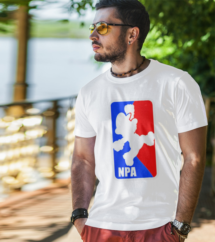 Mario NPA National Plumber Association NBA T-Shirt