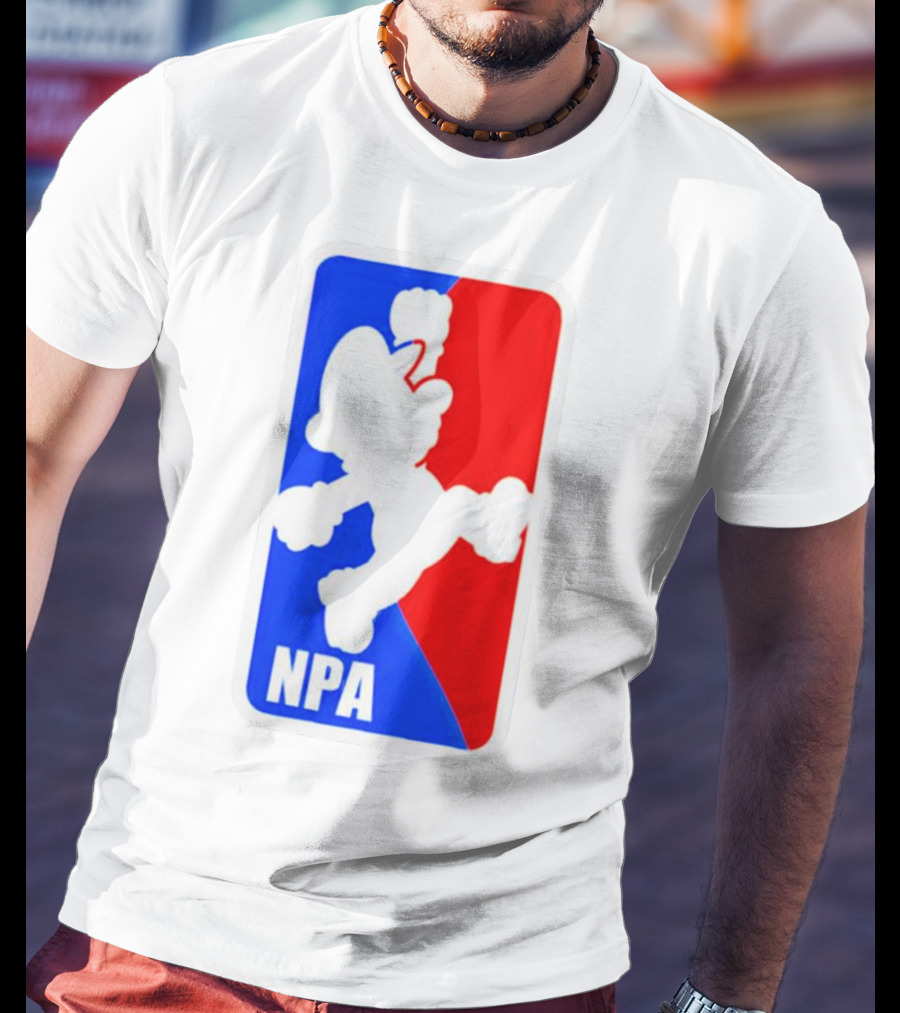 Mario NPA National Plumber Association NBA T-Shirt