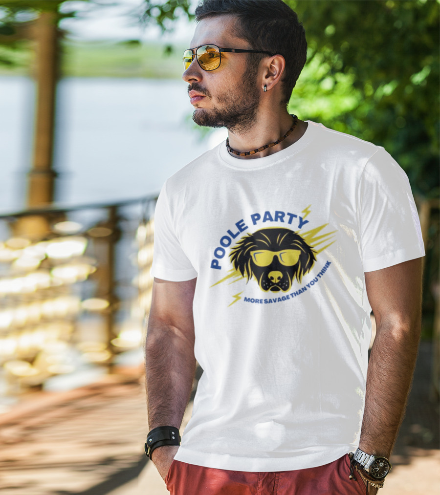 POOLE PARTY More Savage Than You Think Jordan Poole Basketball T-Shirt