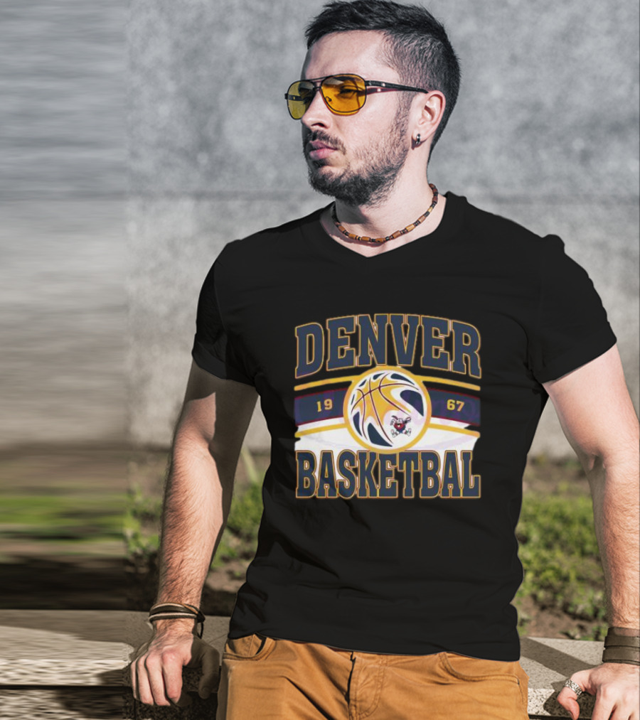 Denver Nugget 1967 Basketball Team T-Shirt