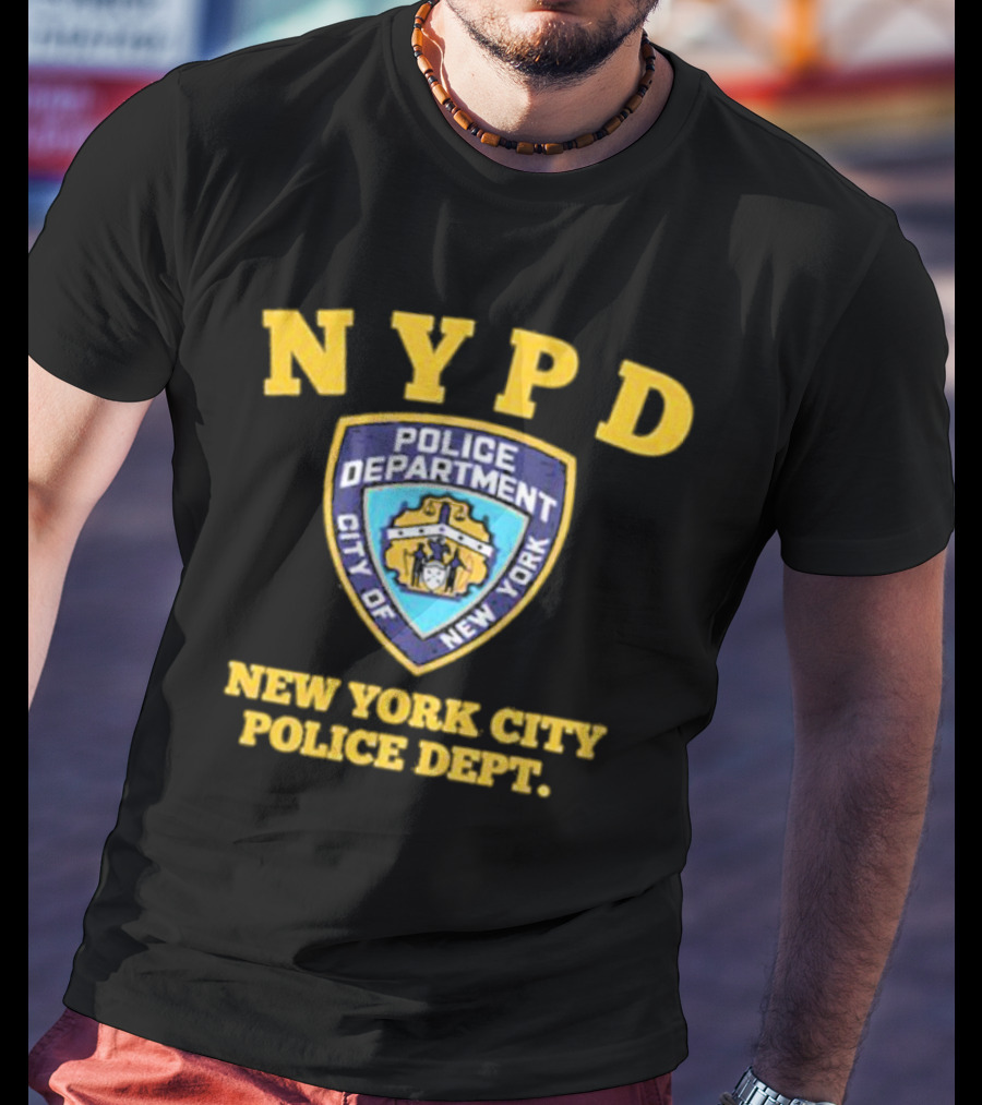NYPD Police Department City Of New York Badge New York City Police Dept T-Shirt