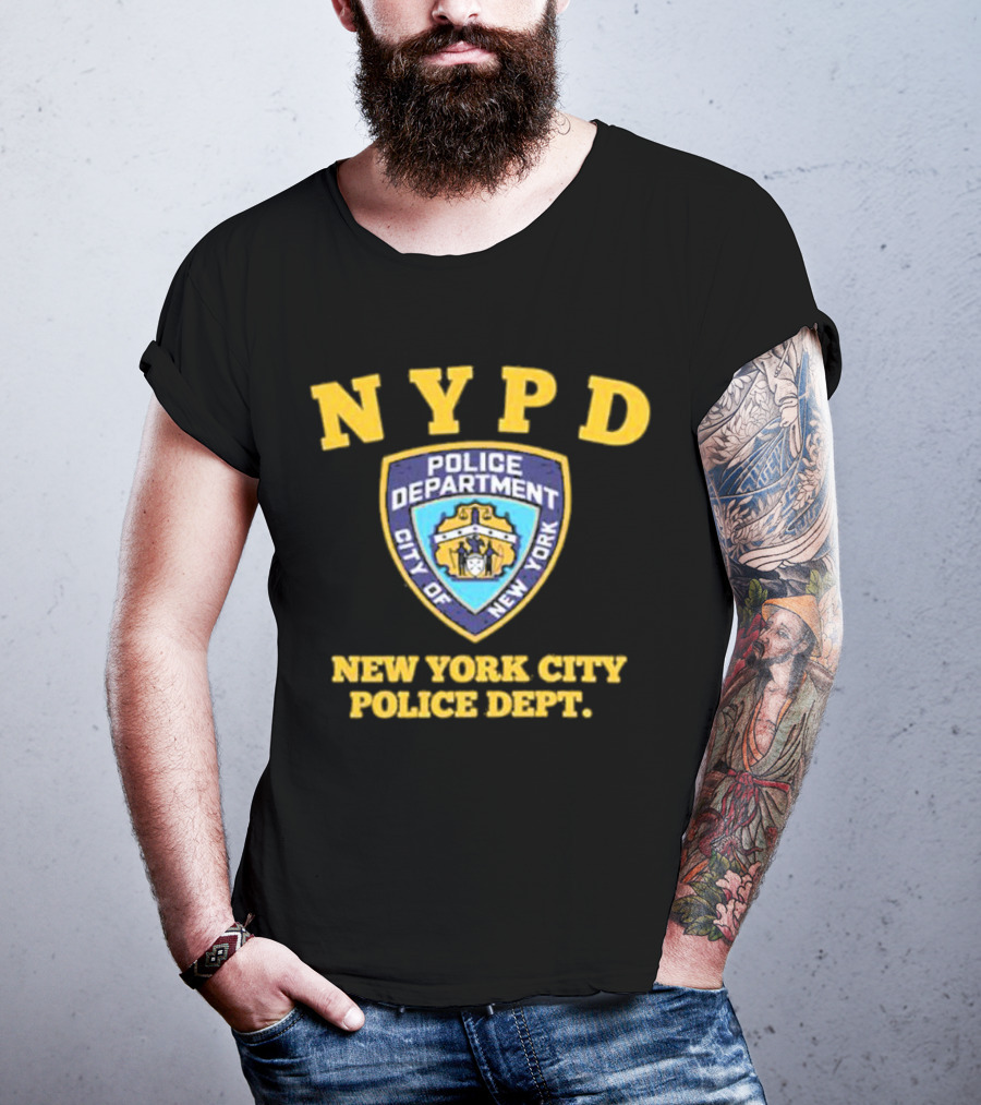 NYPD Police Department City Of New York Badge New York City Police Dept T-Shirt