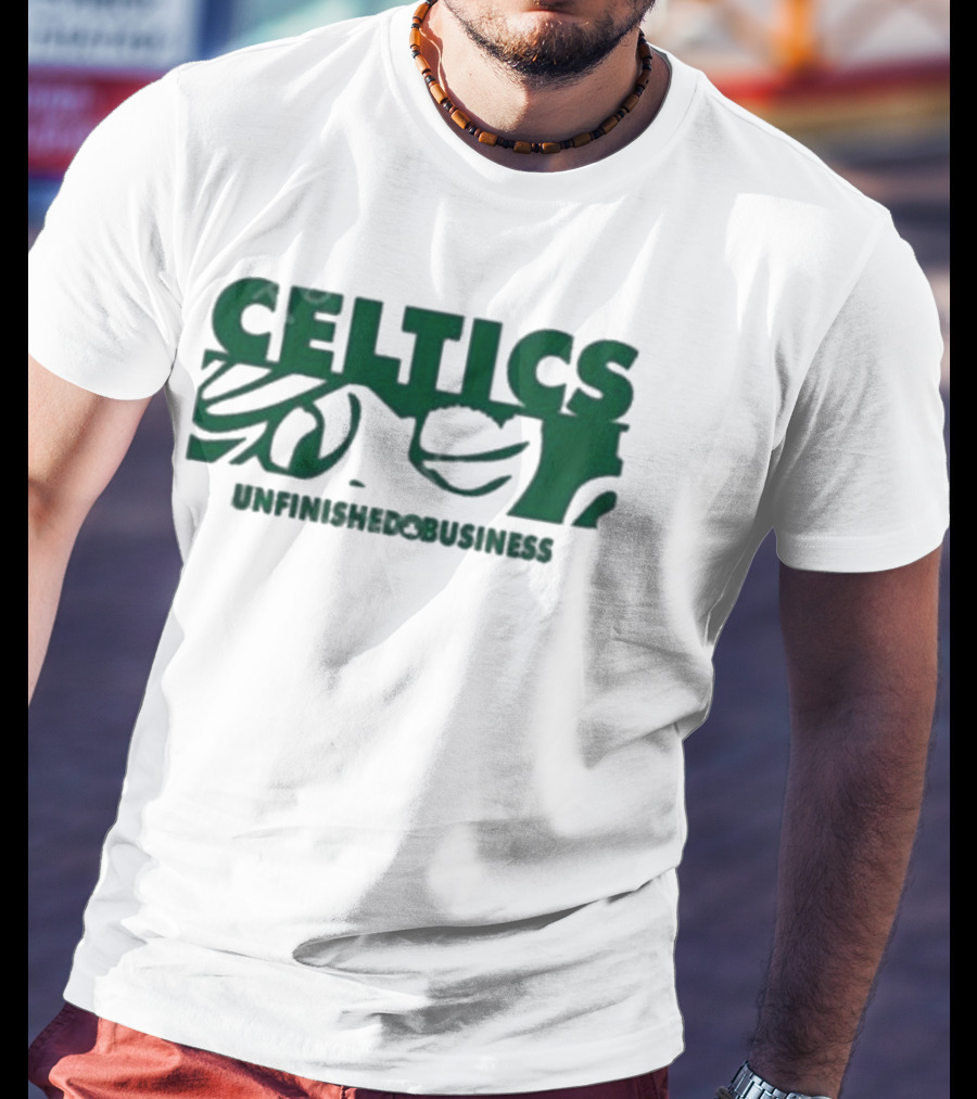 Celtics Unfinished Business Iconic Green T-Shirt