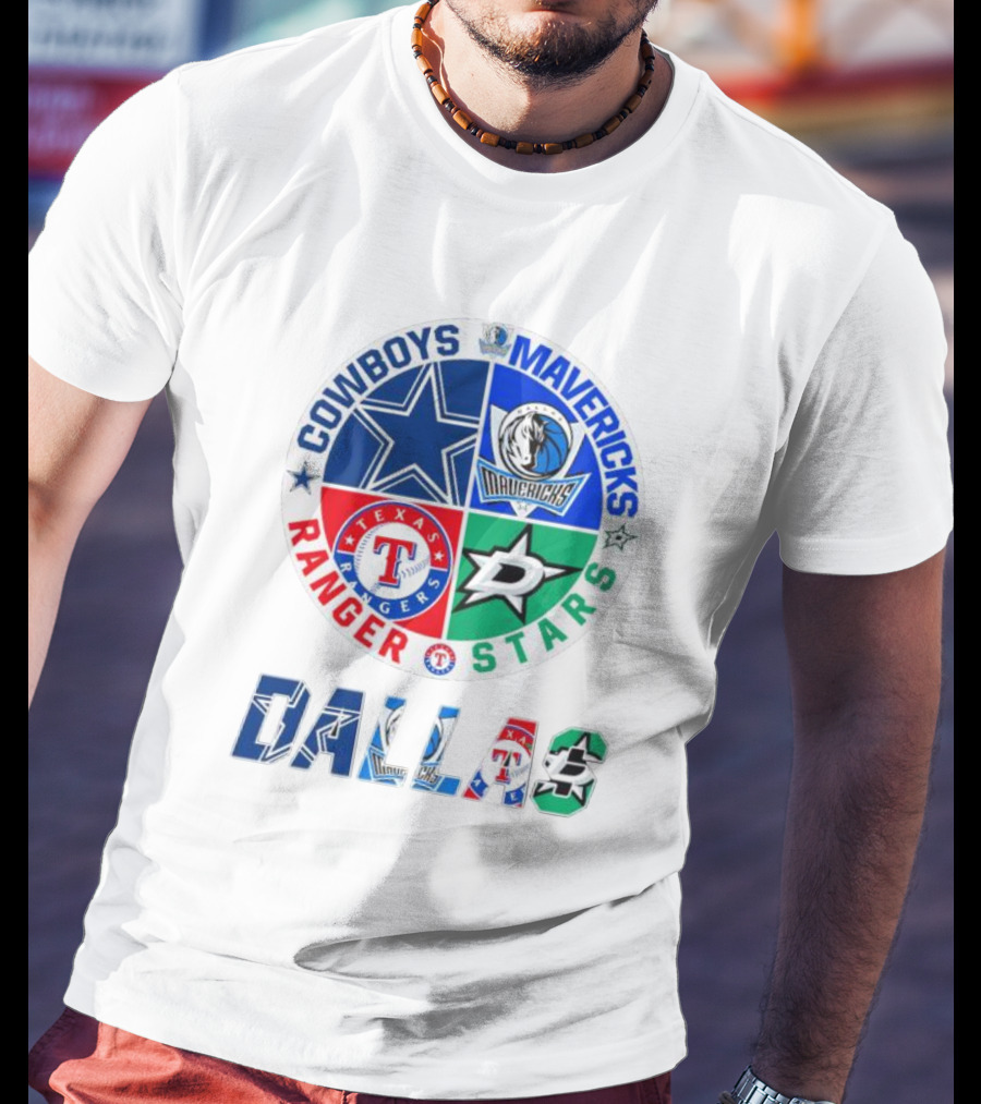 Dallas Cowboys Mavericks Rangers Stars T-Shirt