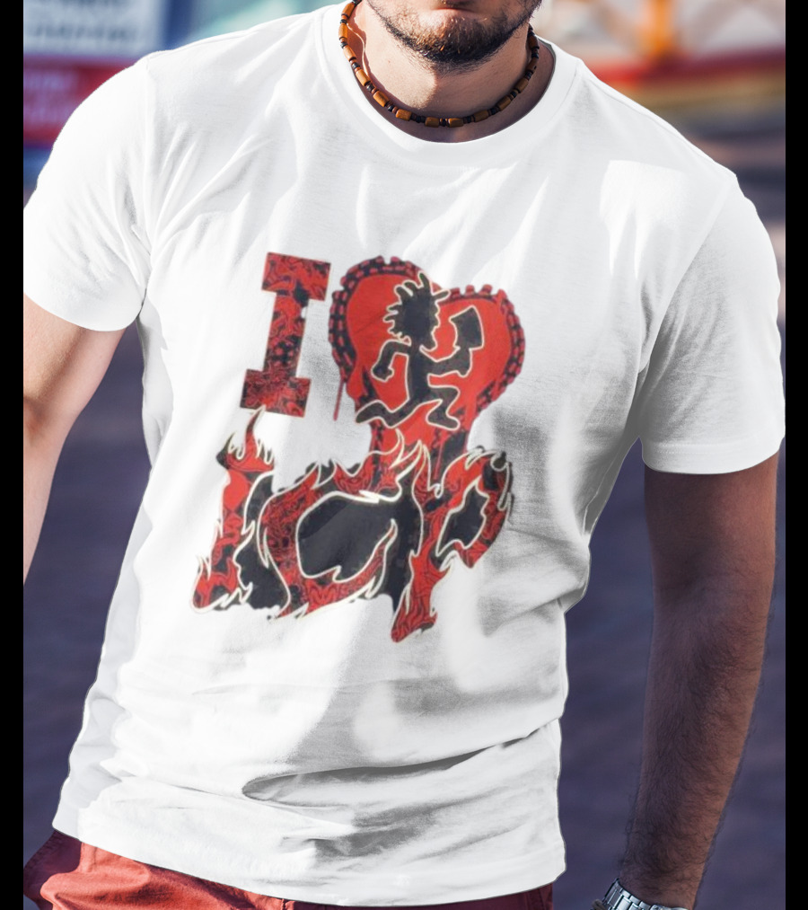 I Heart Love ICP Insane Clown Posse Juniors T-Shirt