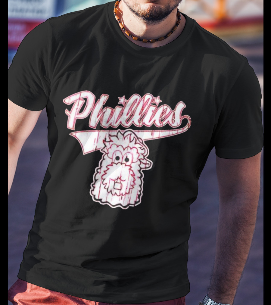 Phillies Phanatic Cartoon Head T-Shirt