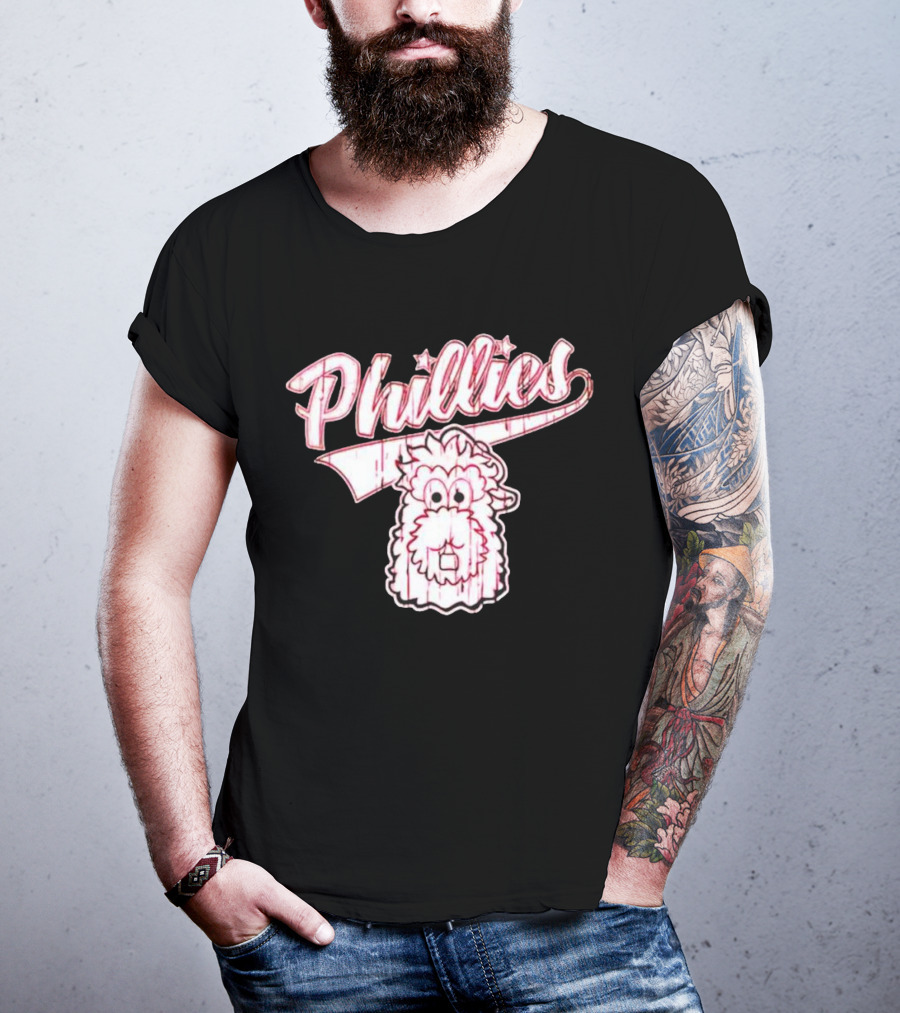 Phillies Phanatic Cartoon Head T-Shirt