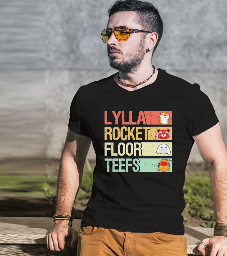 Lylla Rocket Floor Teefs Guardians Icons T-Shirt