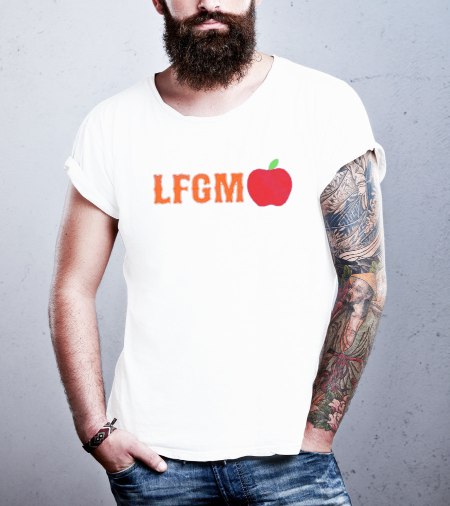 Mets Merized LFGM Apple Fan T-Shirt