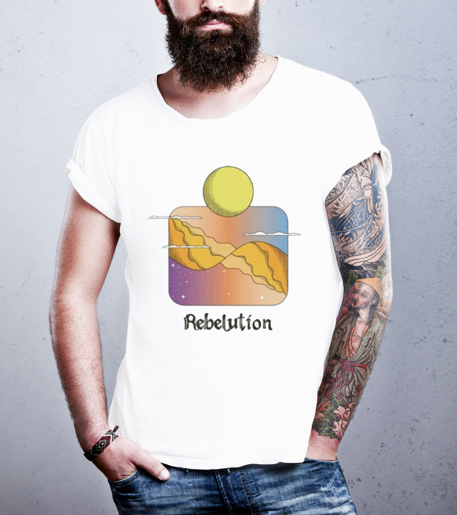 Rebelution Reflections Desert Sun And Mountains T-Shirt