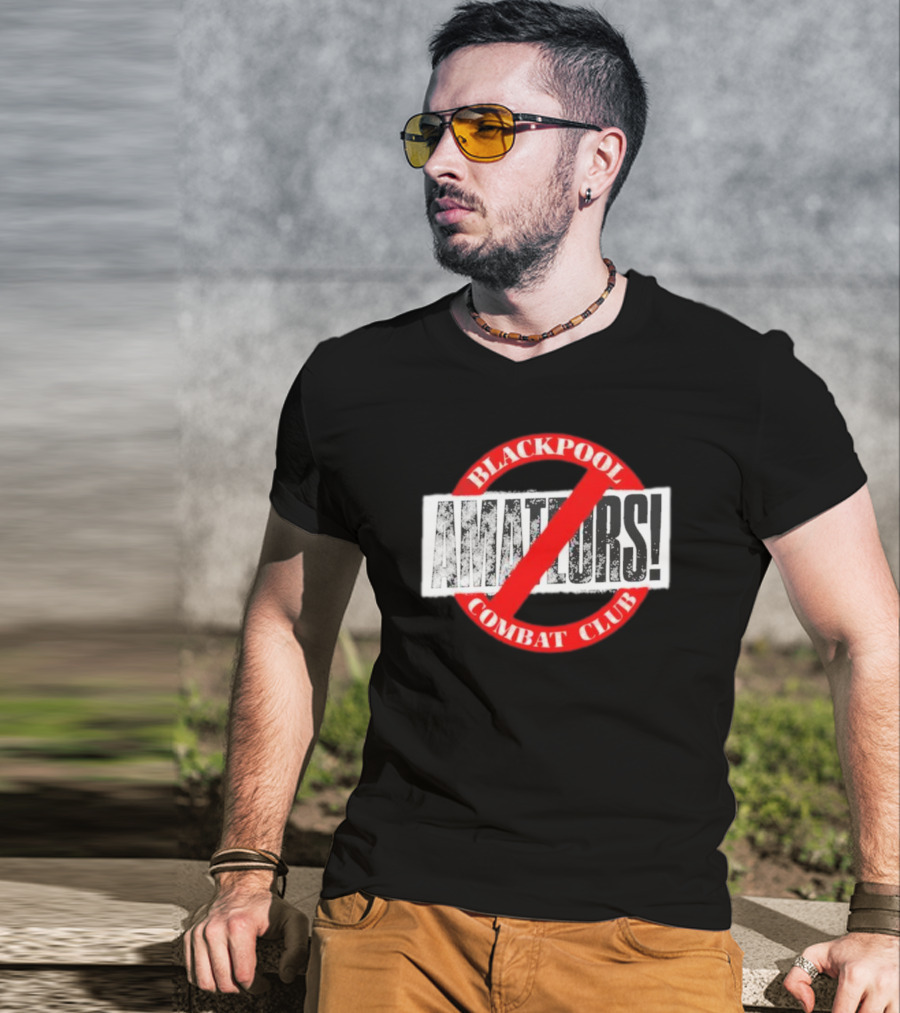 Blackpool Combat Club No Amateurs T-Shirt