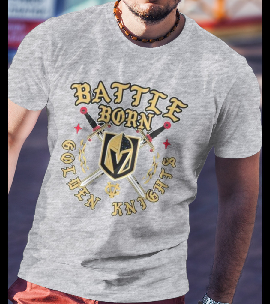 Battle Born Vegas Golden Knights Swords T-Shirt